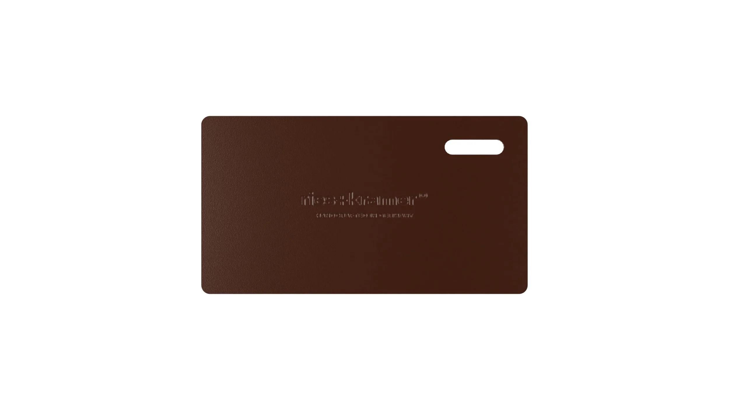 Ledermuster Dunkelbraun