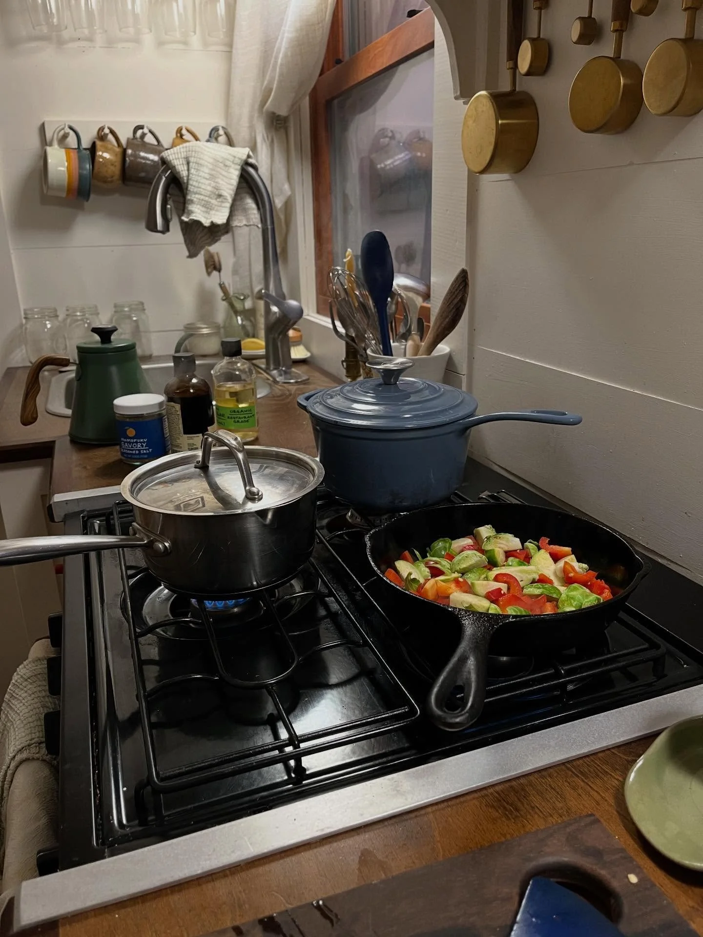 Cooking and cleaning did not happen while I had the flu. Doing both today to bring back some level of normalcy. Enjoying my clean home, making dinner with actual ingredients, and listening to @leonbridges