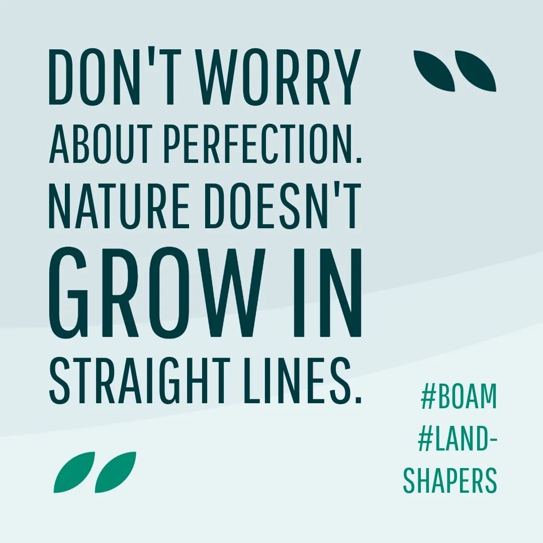 QOTD 💬

&quot;Don't worry about perfection. Nature doesn't grow in straight lines.&quot;

#boam #boam_landshapers #tuinarchitect #landschapsarchitectuur #tuinontwerp #advies #maatwerk #QOTD