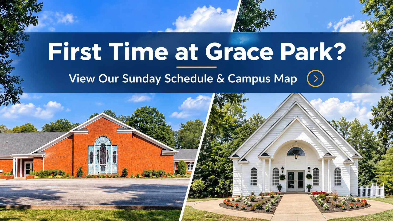 First time? Check out our schedule and campus map here!
