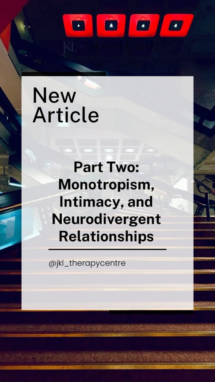 We are pleased to share the second part of @jkulczyk.lewinska series exploring the intersection of monotropism and psychosexual functioning with a focus on how attention, sensory processing, and relational depth shape the experiences of neurodivergen