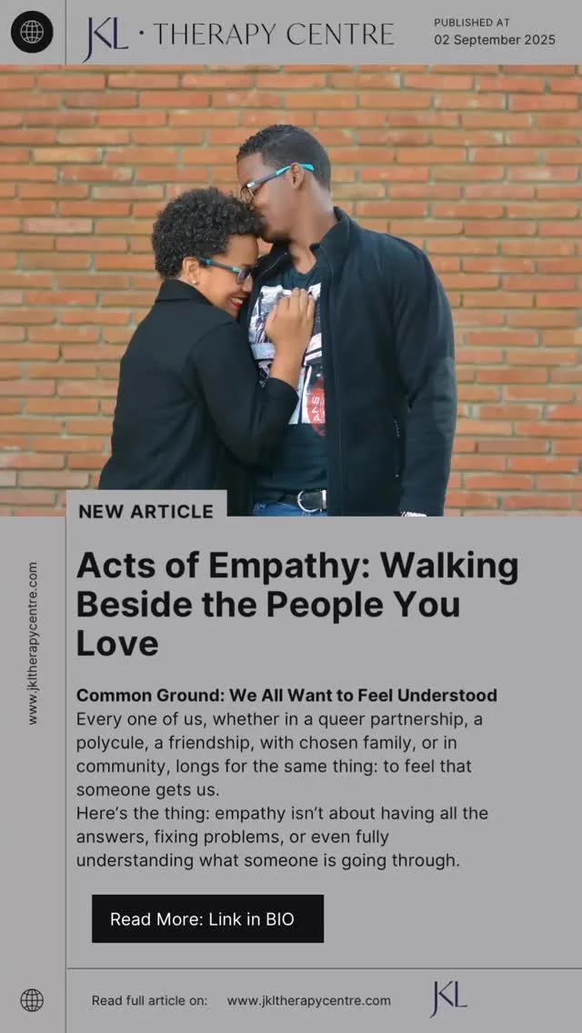 Why It Matters in Relationships
Acts of empathy build emotional safety. When we know our loved ones will believe and validate our experiences, even when they can’t fully relate, we feel more secure opening up.
In practice, empathy:
Reduces l