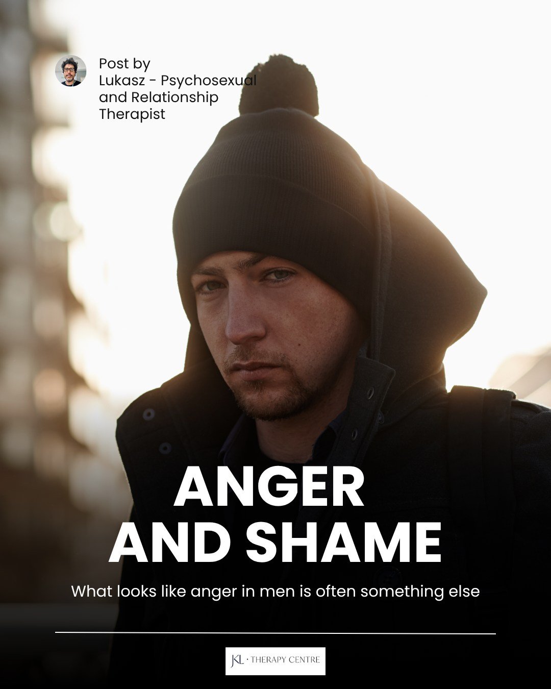 In therapy, anger is often the visible layer.

Underneath, I often see shame.
A sense of not being enough.
A fear of being exposed.

If there is no language for that, anger becomes the outlet.

This does not excuse harmful behaviour.
But it does ask 