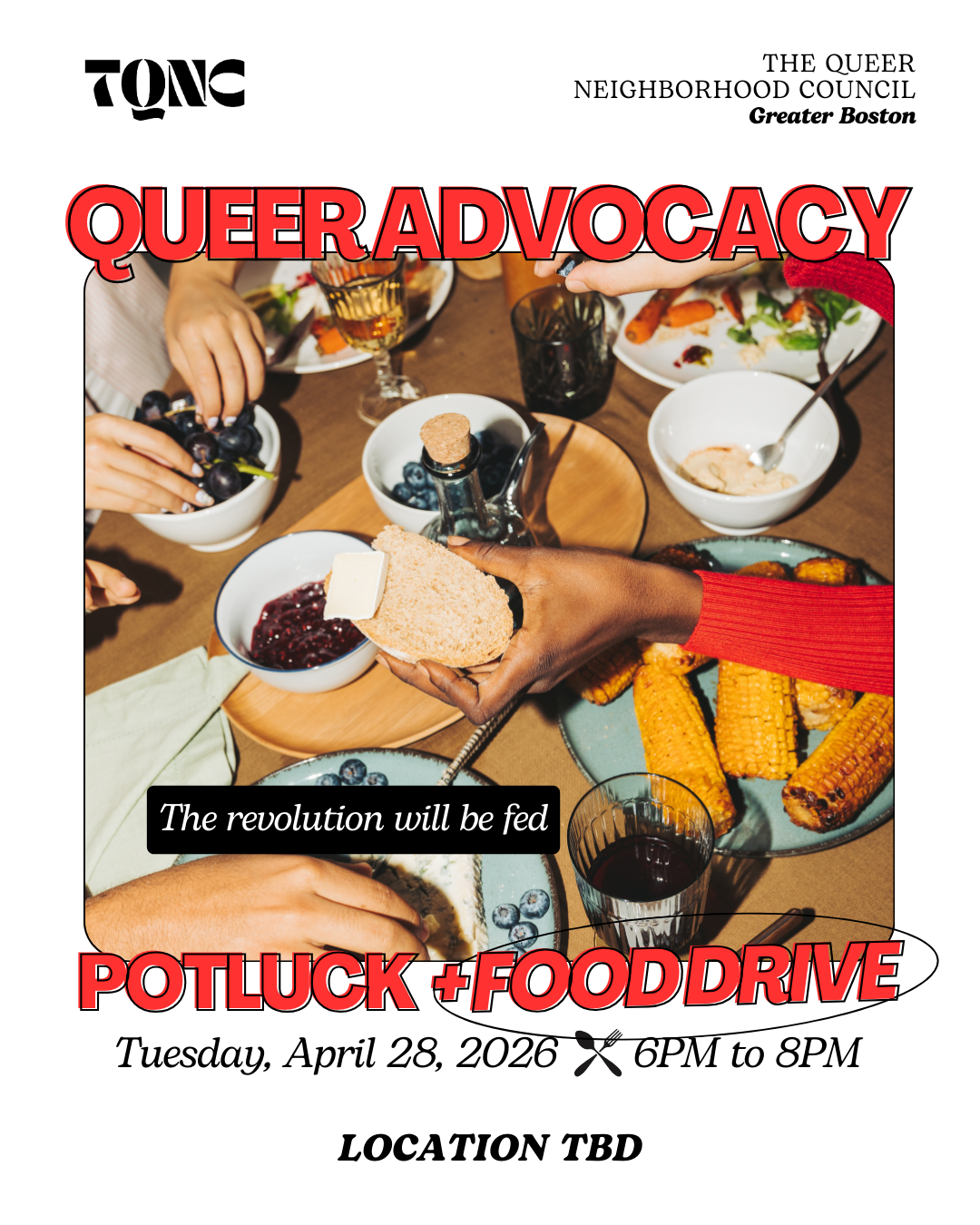Queer Advocacy Potluck &amp; Food Drive