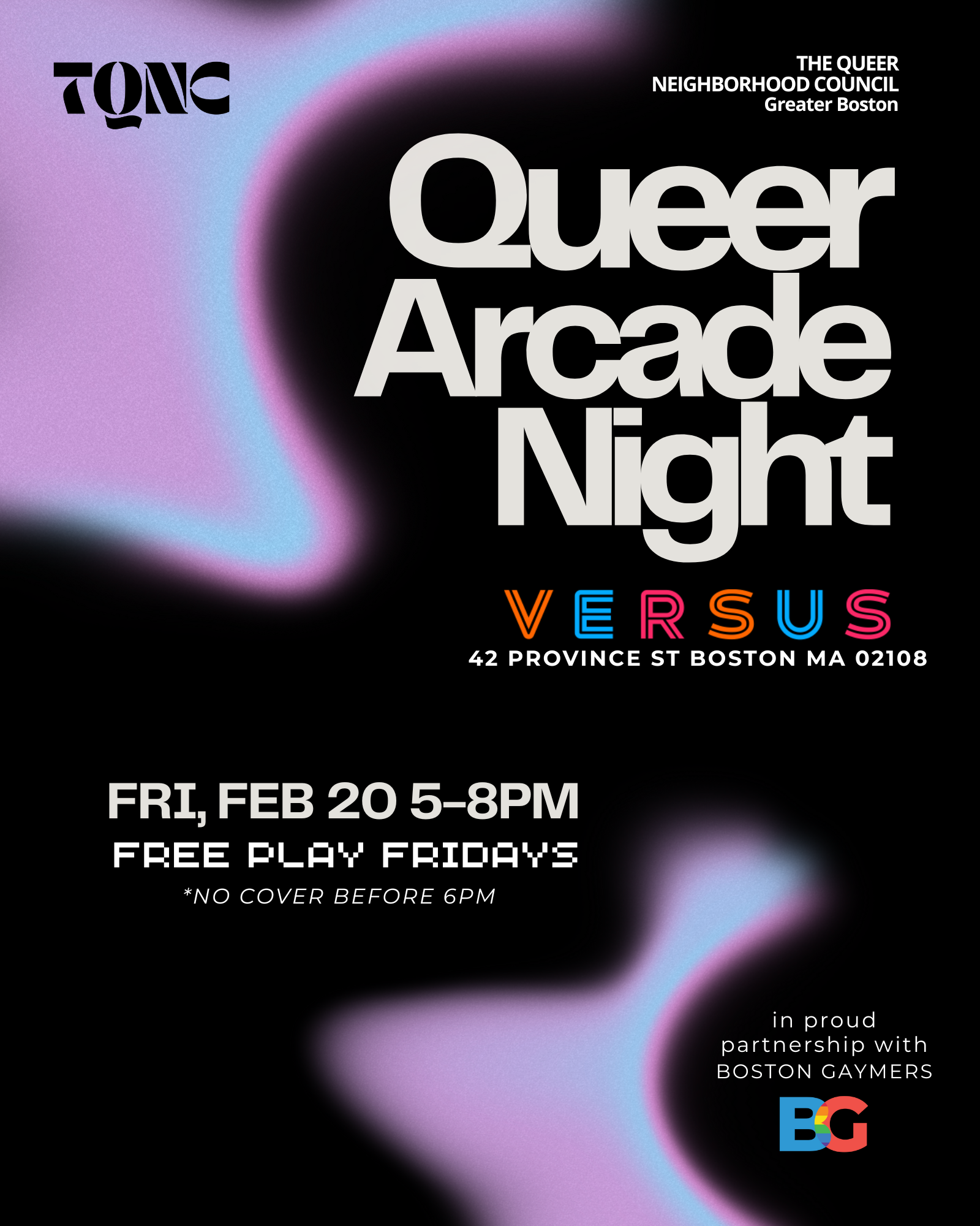 Queer Arcade Night at Versus