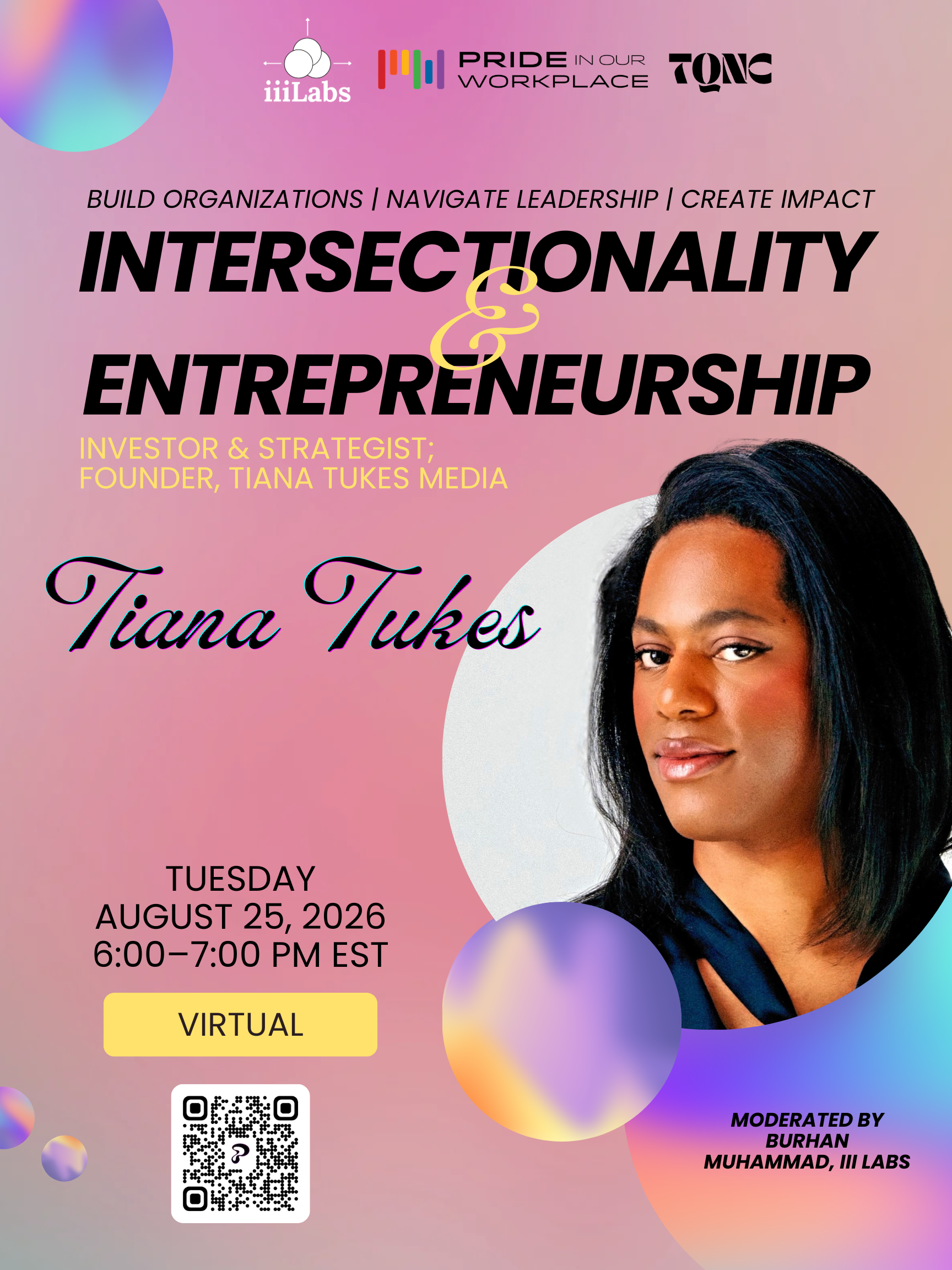 Intersectionality &amp; Entrepreneurship with Tiana Tukes