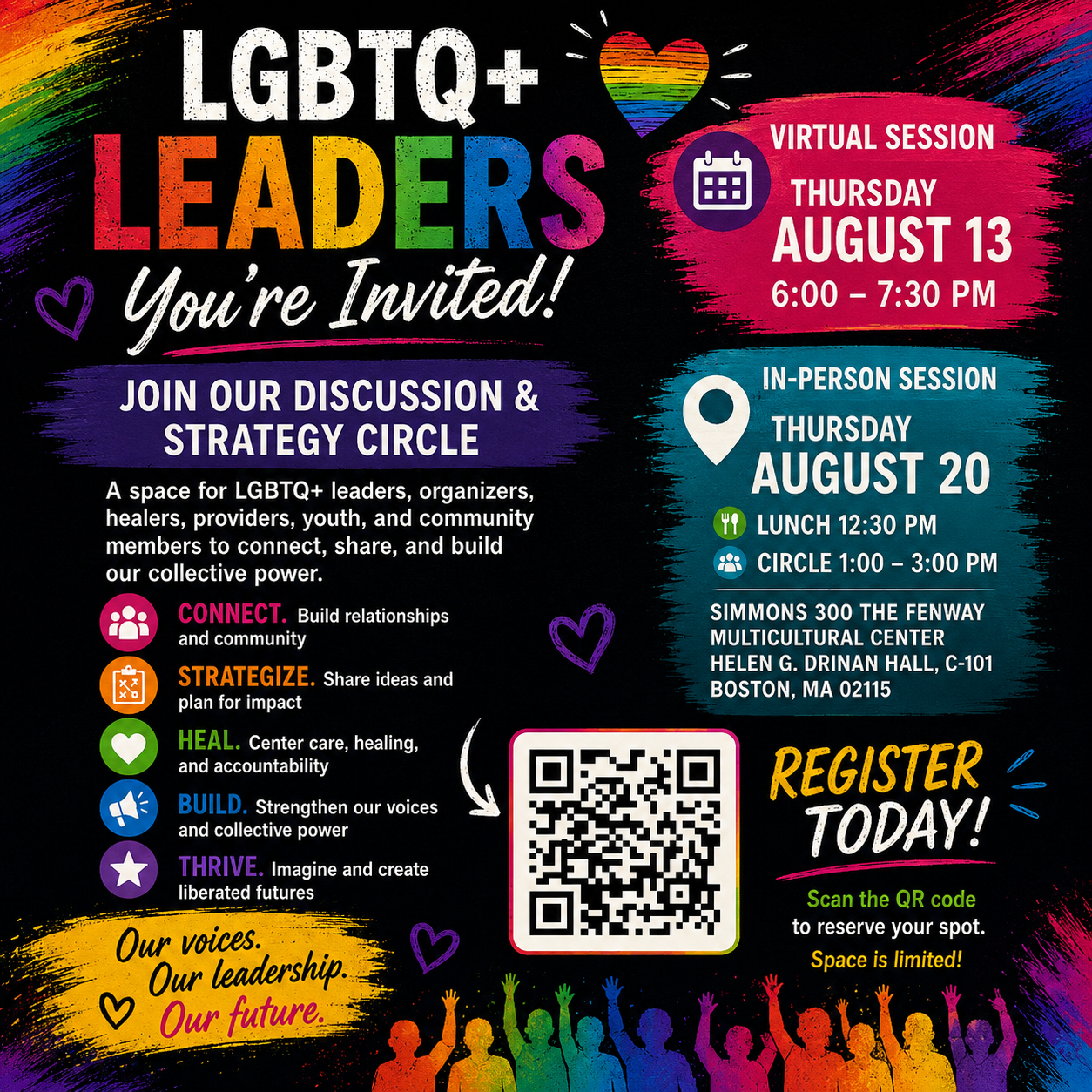 LGBTQ+ Leadership Discussion &amp; Strategy Session (Virtual)
