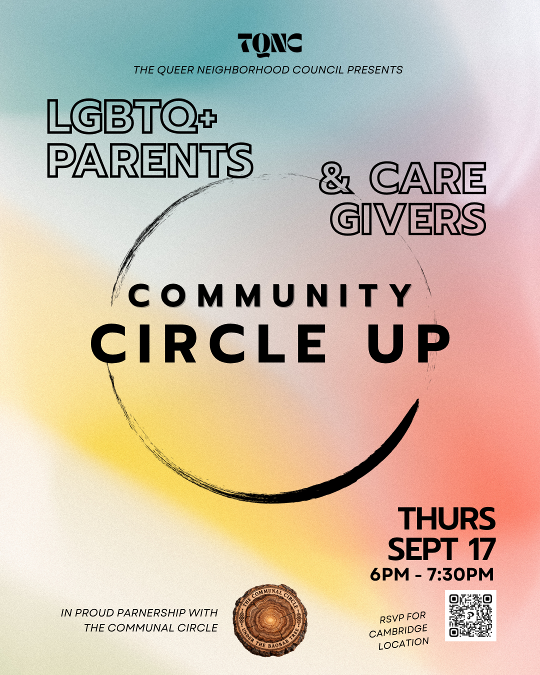 LGBTQ+ Parents & Caregivers Circle Up