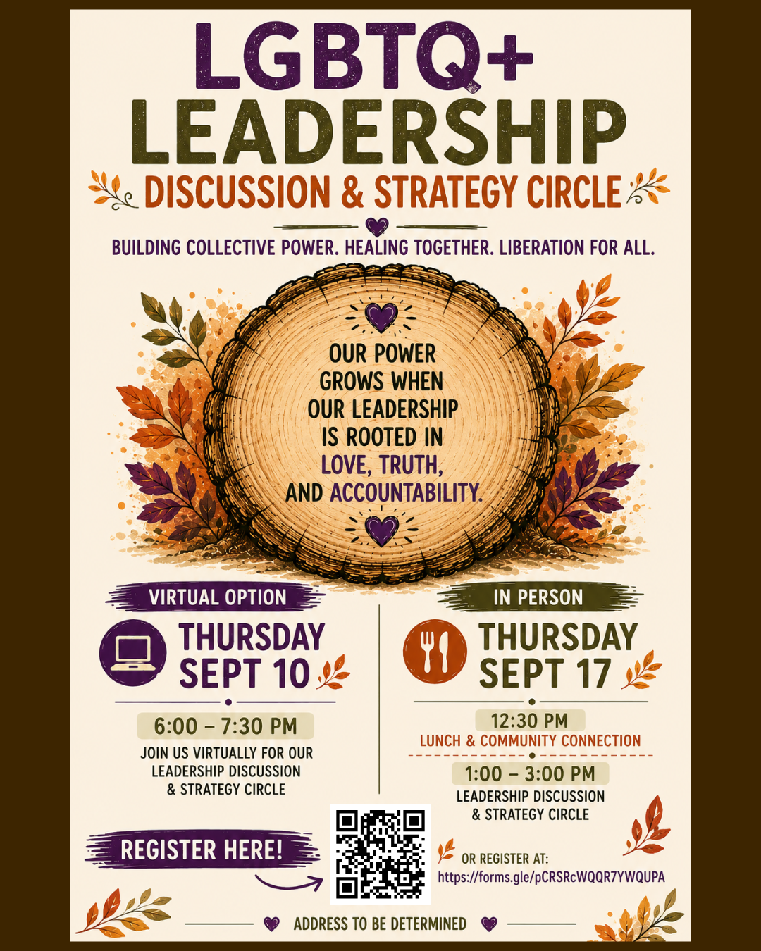 LGBTQ+ Leaders Discussion & Strategy Session