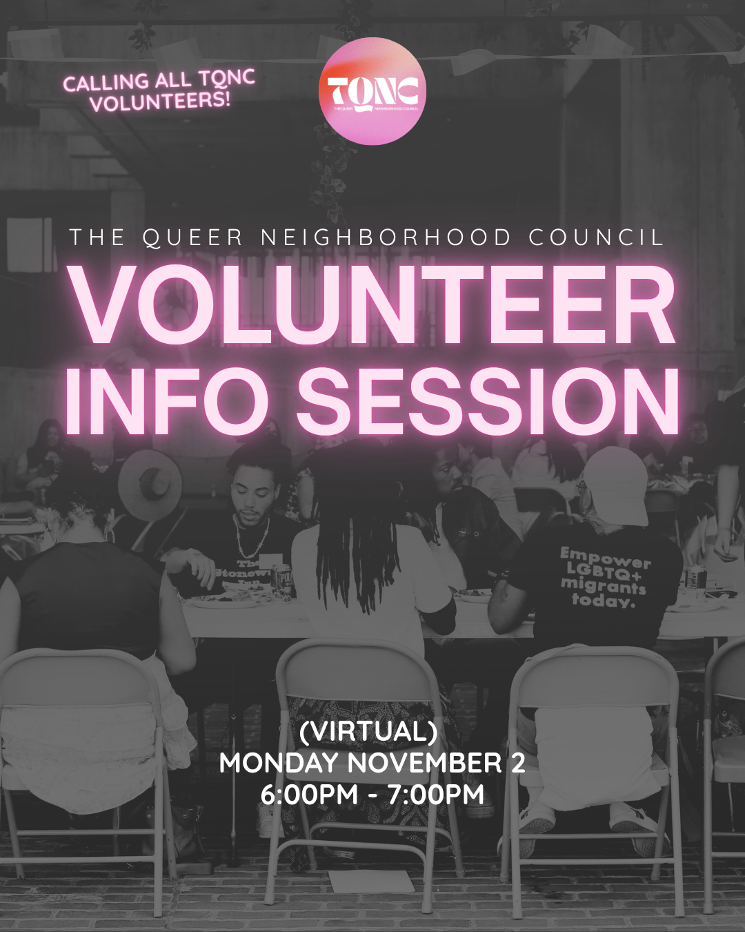 TQNC Volunteer Info Session