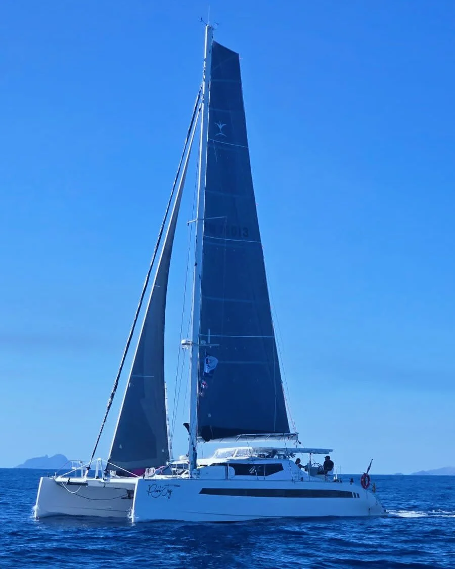 ⛵️Dreams for Sail⛵️
We set our sights on a dream at sea,
To circle the world, to feel fully free.
Our trusty steed? A Seawind delight,
Fast as the wind, and comfy at night.

She&rsquo;s a 1600, sleek and bold,
With stories to tell and adventures unto