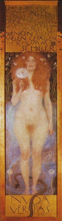 Gustav Klimt, Nuda Veritas, 1889