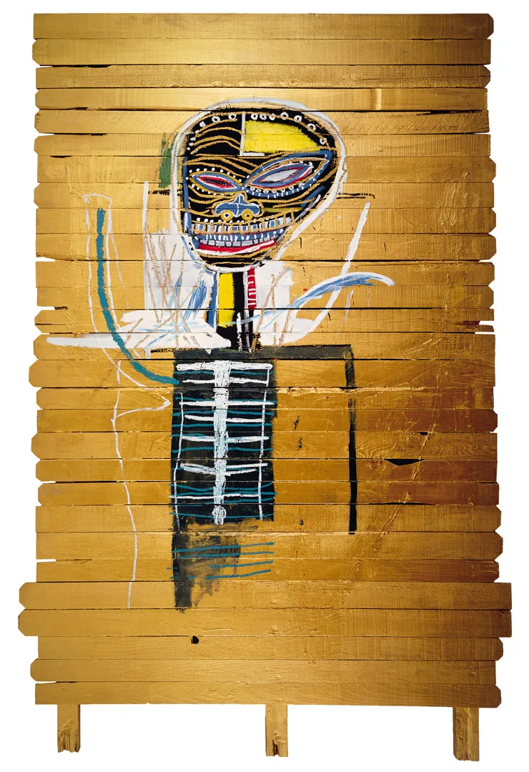 Jean-Michel Basquiat, Gold Griot, 1984