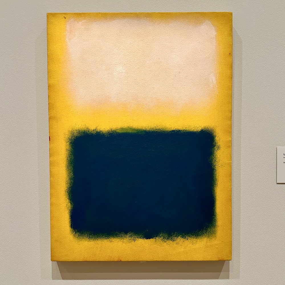 Untitled, oil on watercolor paper mounted on linen, 1956