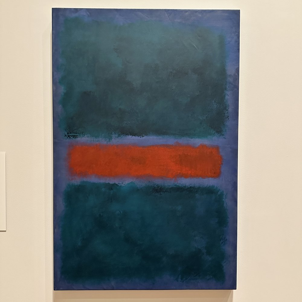 Untitled, acrylic on watercolor paper mounted on linen, 1968