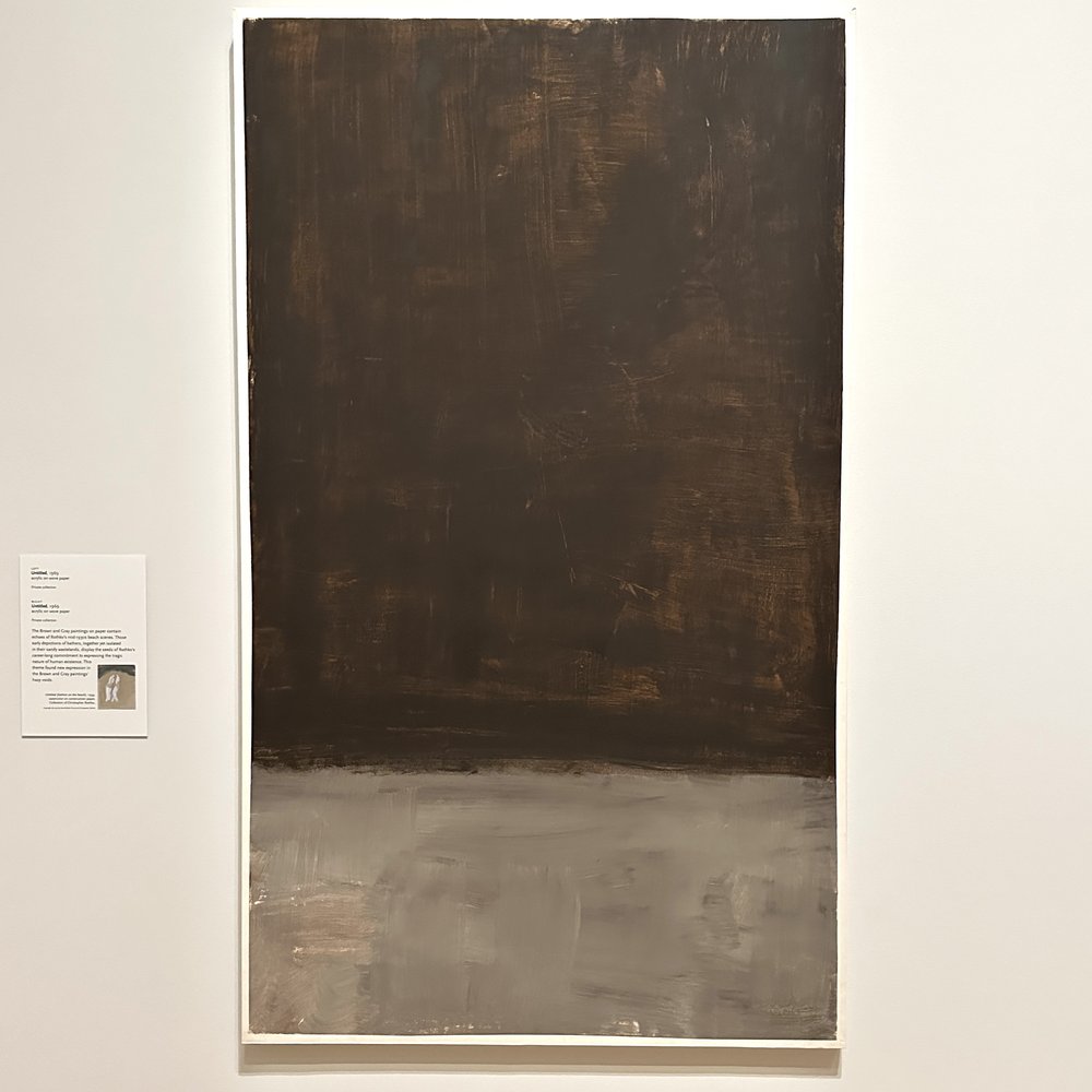 Untitled, acrylic on wove paper, 1969