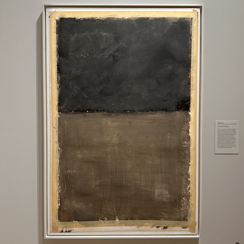 Untitled, acrylic on wove paper &amp; pressure sensitive tape, 1969