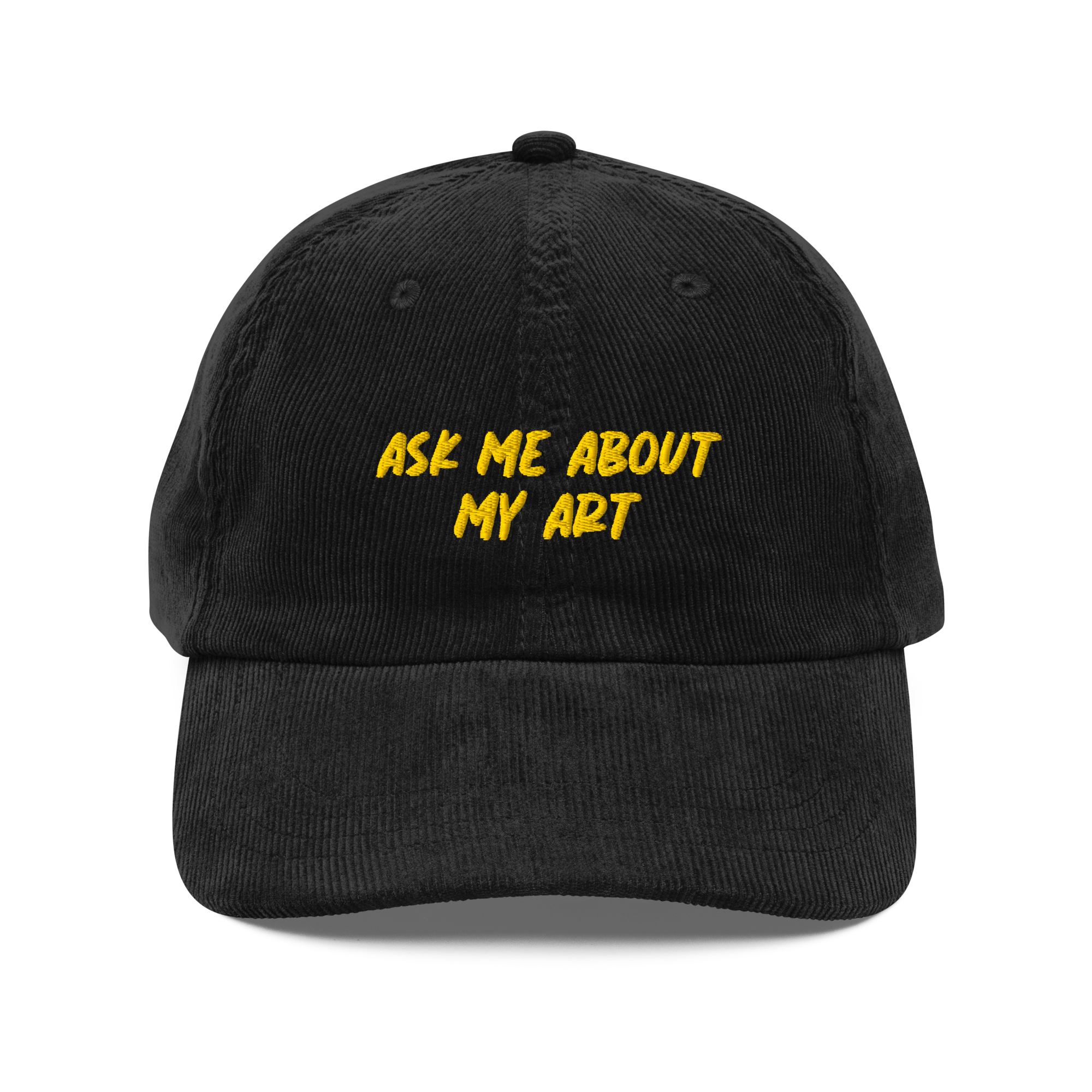 vintage-corduroy-cap-black-front-68a74dc35c1de.png