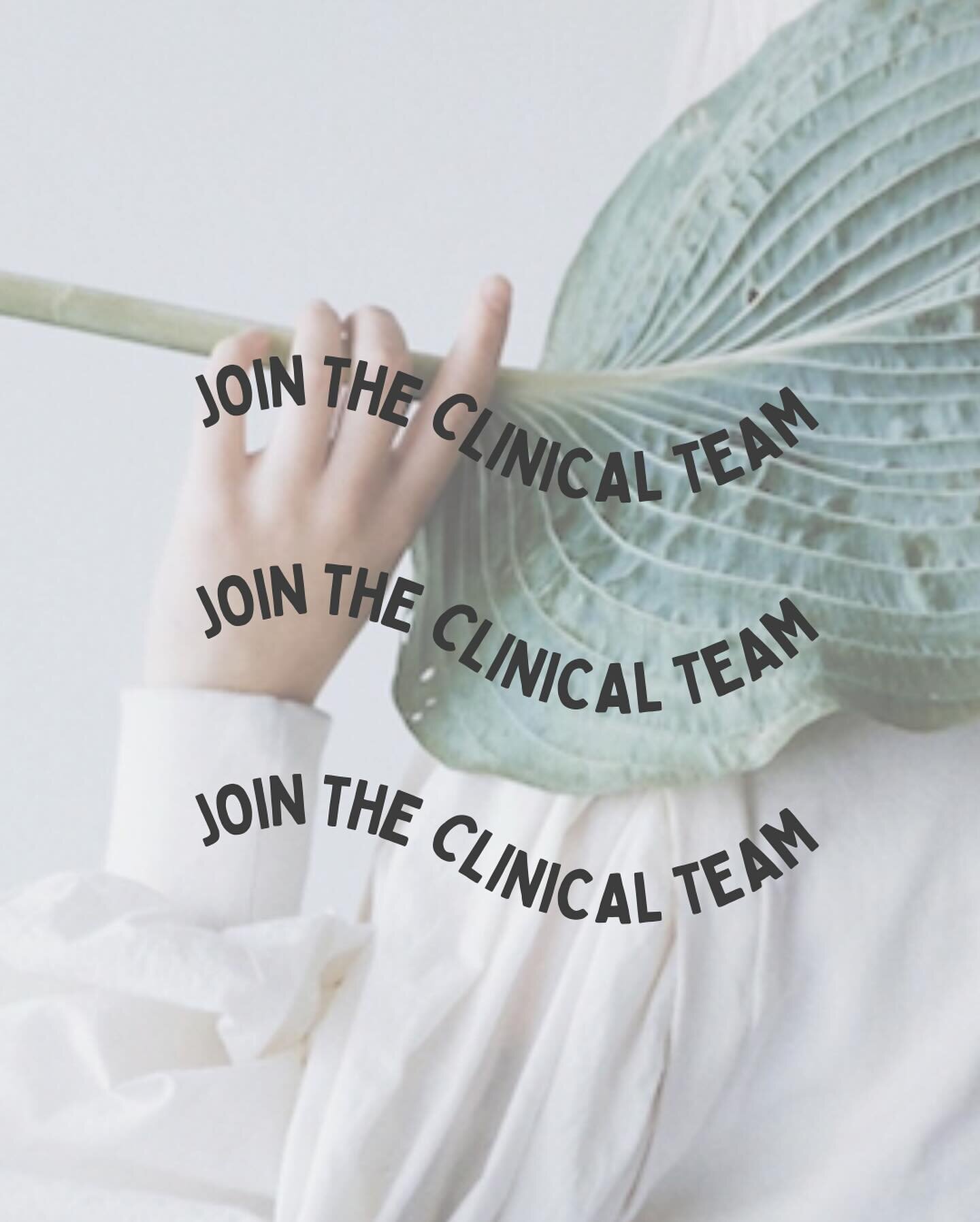 Join our Team! We are looking for a mastered level clinician who can help us support more people. We are a modernized and innovative therapy practice seeking authentic and skilled therapists.

Interested? We would love to hear from you. Email your CV