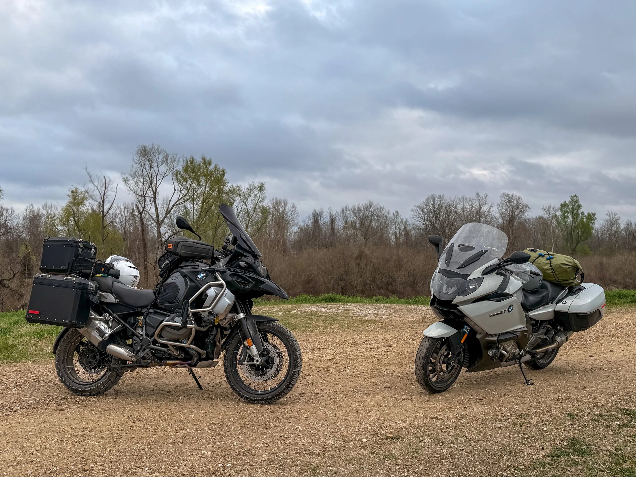 Style bending on a levee in Lousiana 