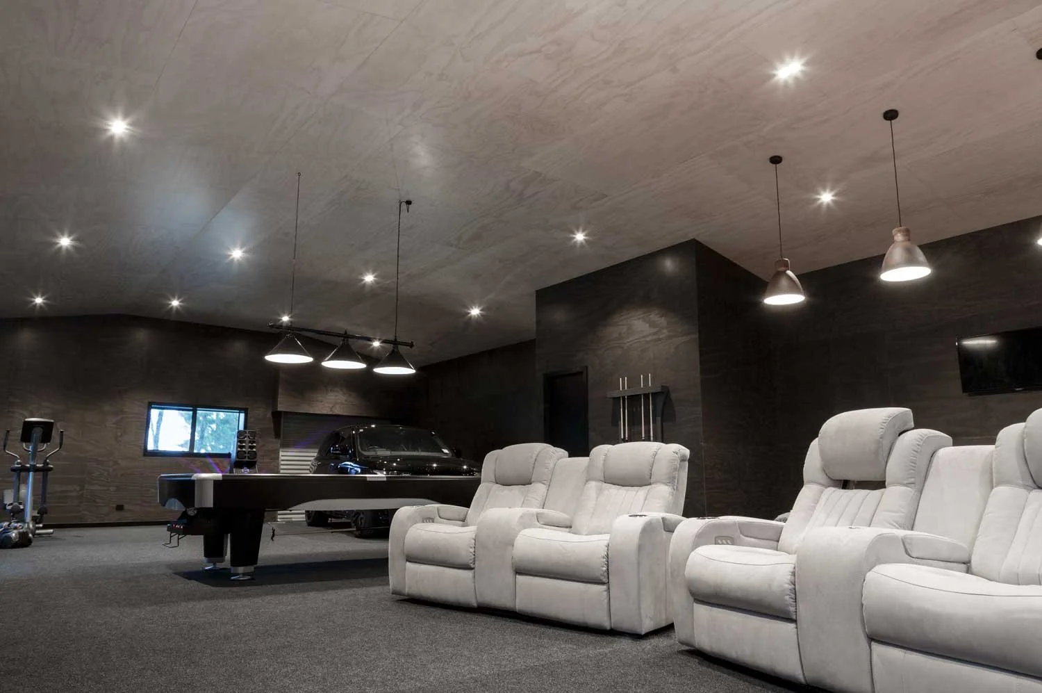 Shed transformed with pre-finished Ply