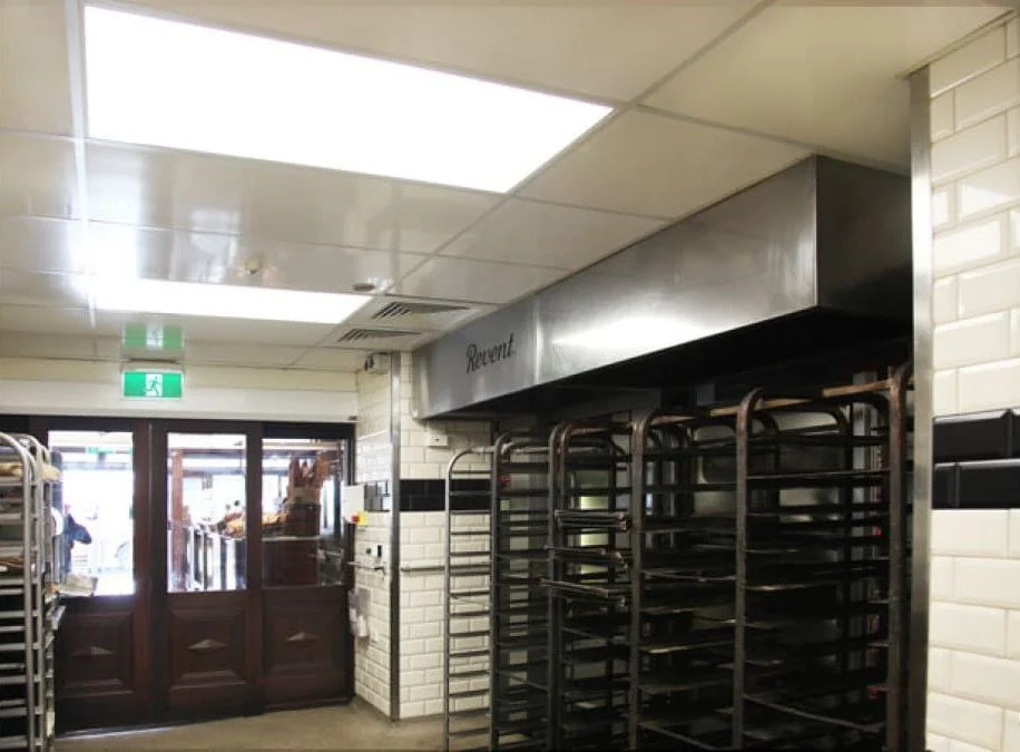 Hygienic, easy-clean ceiling tiles a perfect fit for bakery