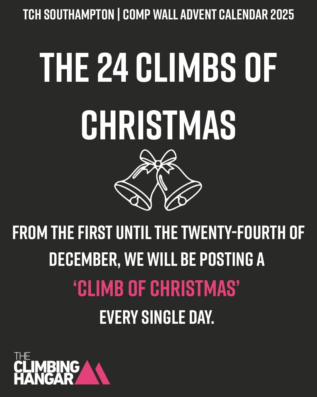 Ahead of our 💥 Comp Wall Reset 💥 on Monday 1st, we wanted to share a very exciting challenge with you all! ❄️

Each day in December, a numbered present tag will appear by one climb on the comp wall. This will be posted to our socials and will remai