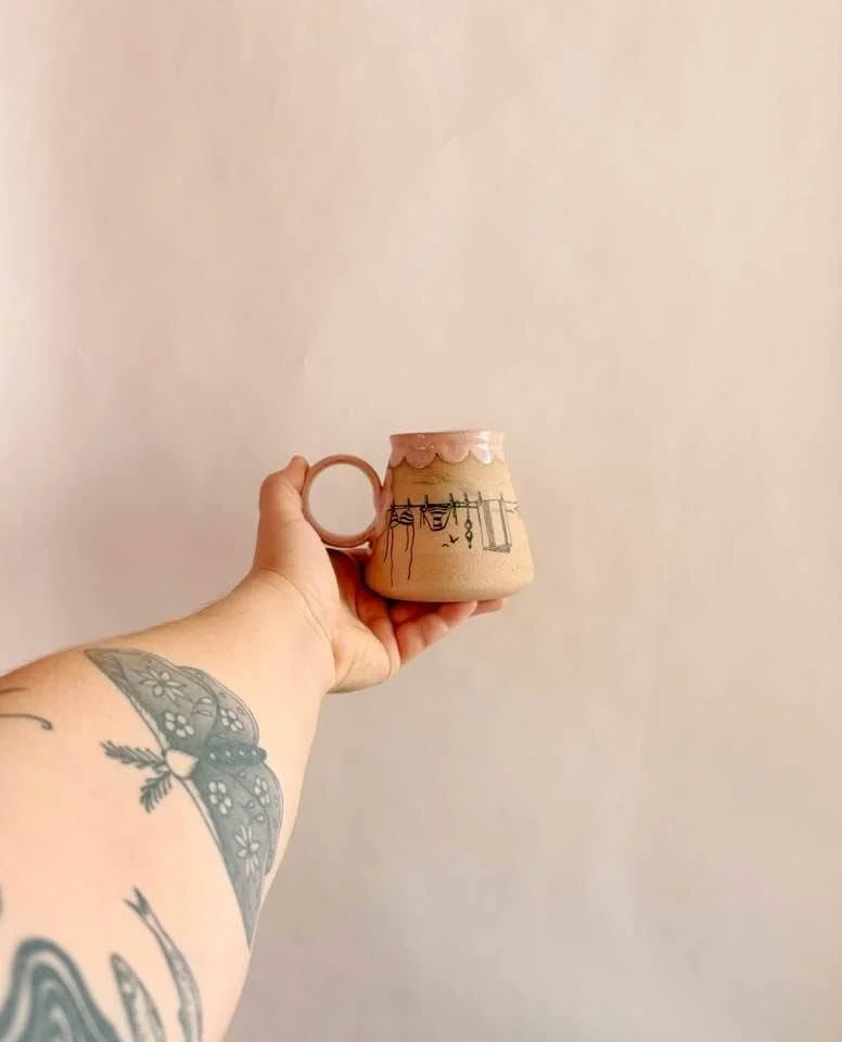 Pink Laundry Mug