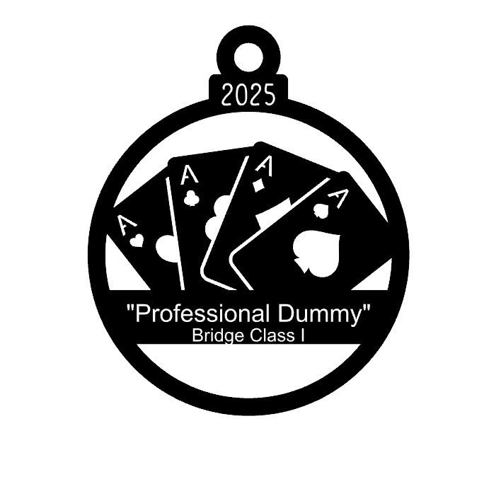 Bridge "Professional Dummy" Ornament