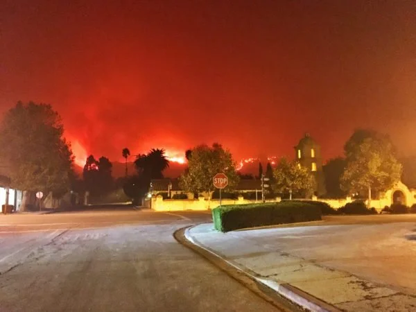 Fire in the Ojai Valley