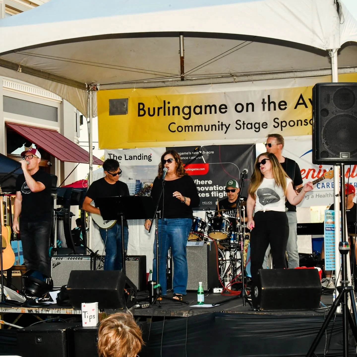 Thanks to everyone who came out yesterday to hear our set at the Burlingame On The Ave street fair, and to @visitburlingame for hosting us! ❤️ 🎶