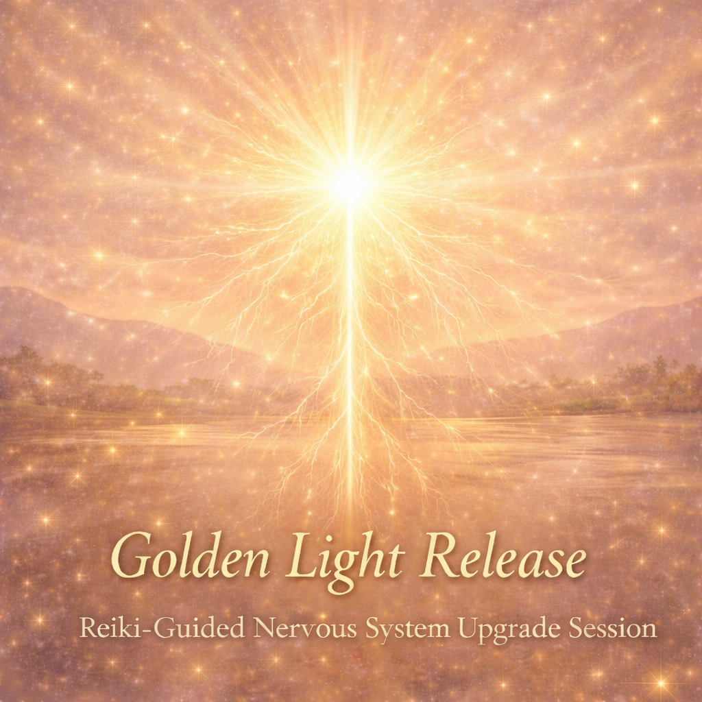 Golden Light Release Reiki-Guided Nervous System Upgrade Session