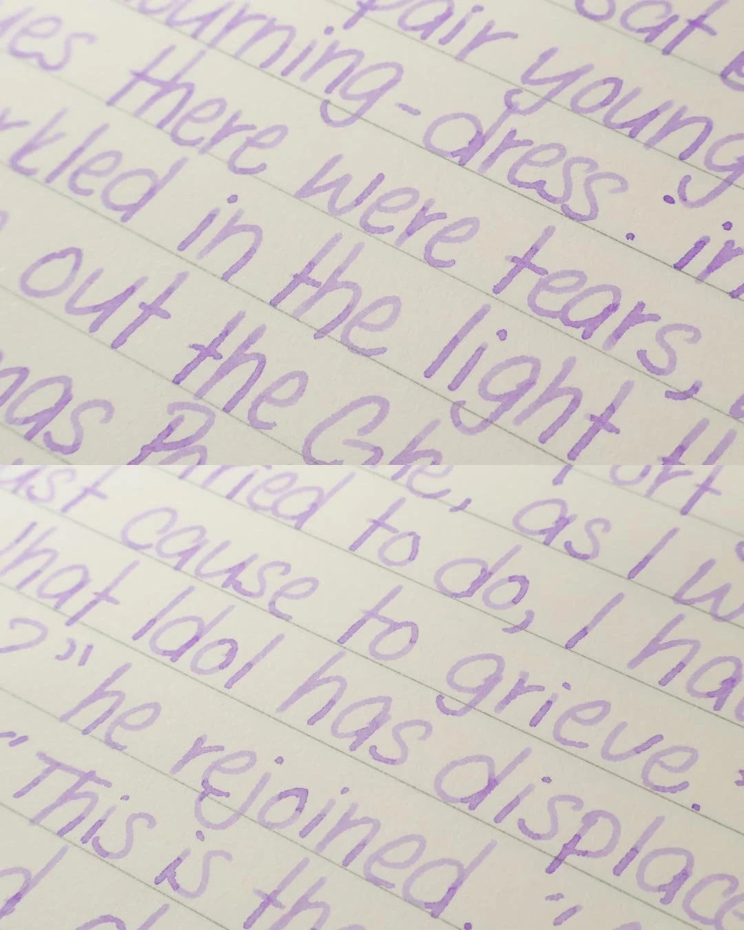 Diamine Gala print macro 1