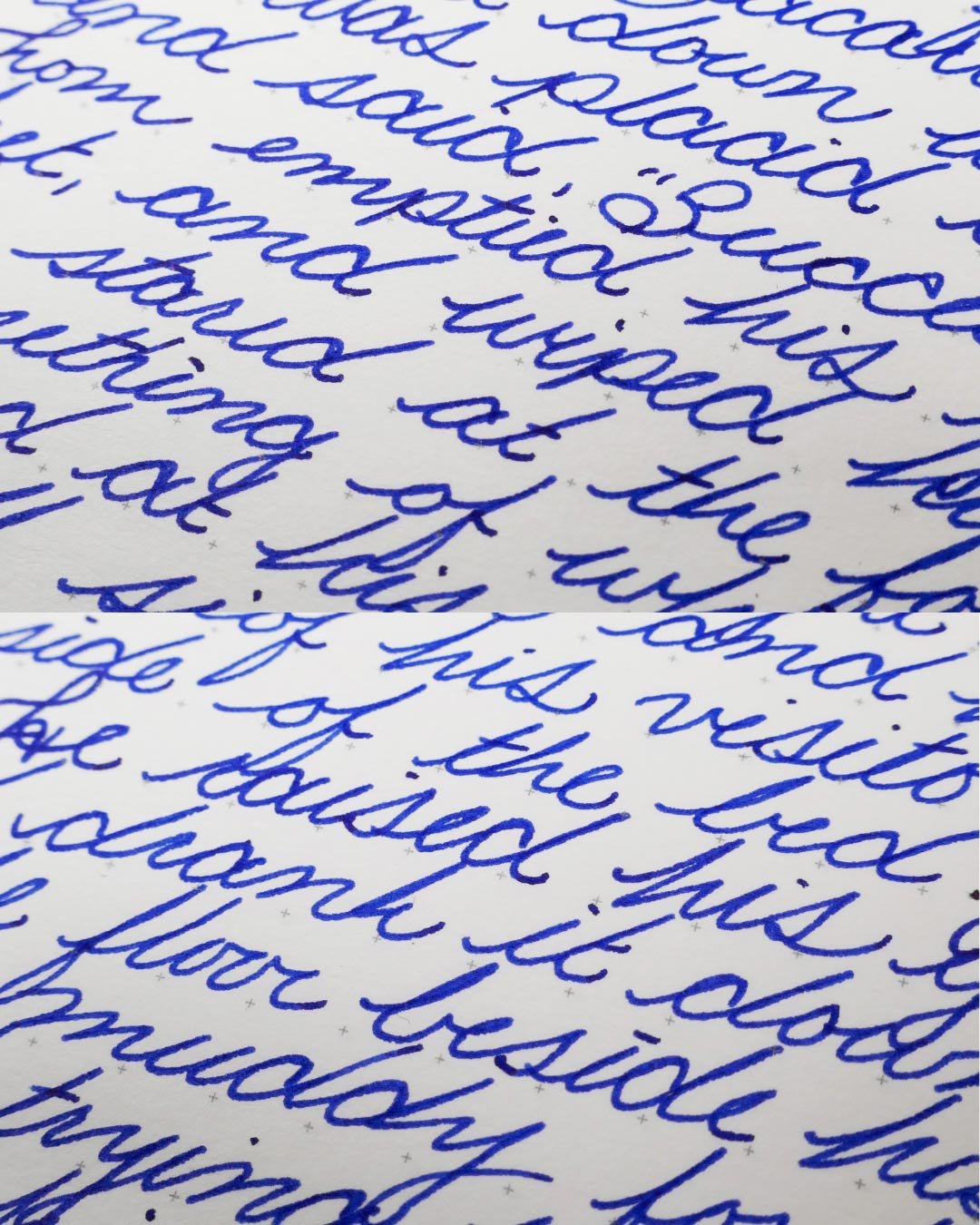 Monteverde Ocean Noir cursive macro 3