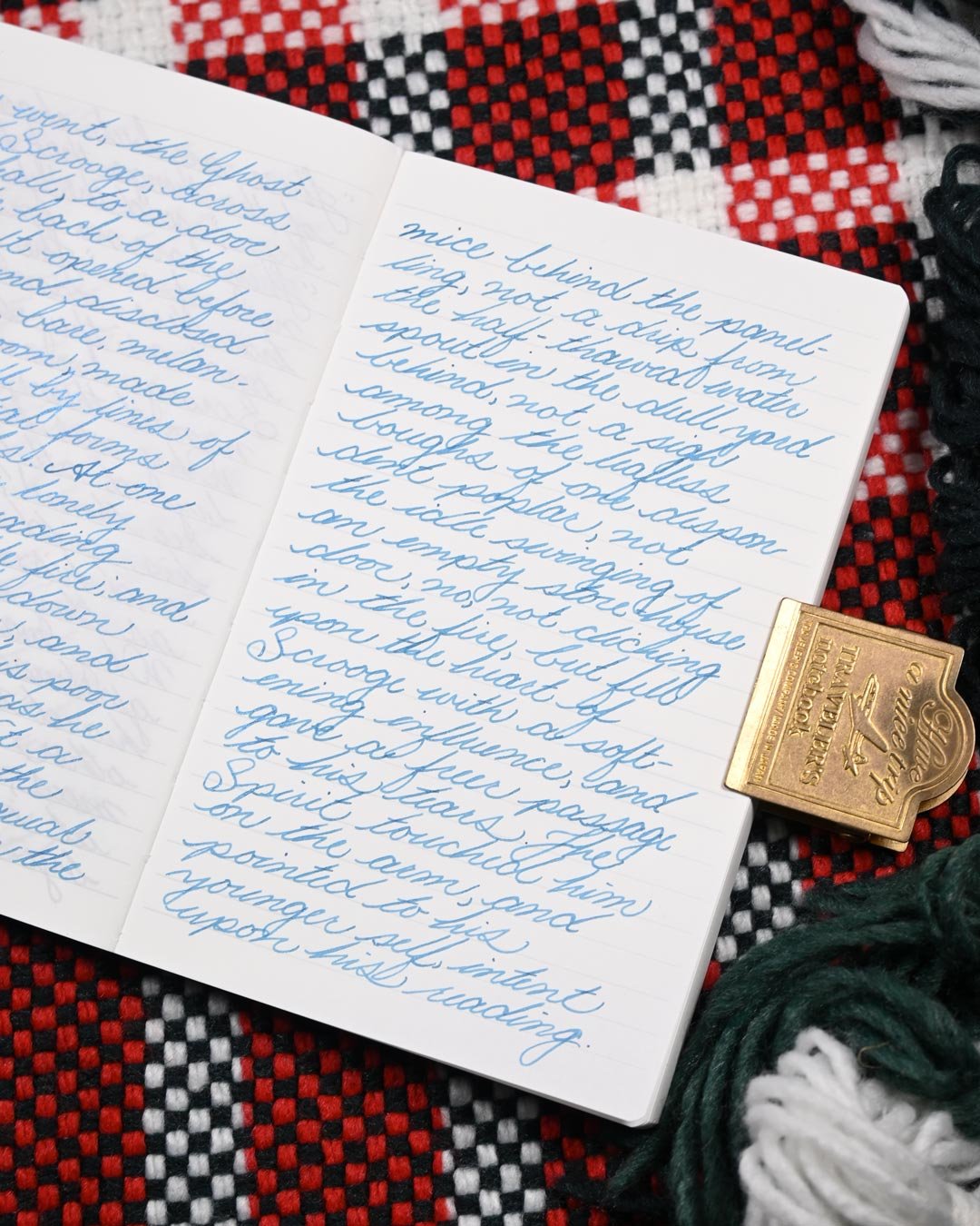 Diamine Brrr! writing sample 4