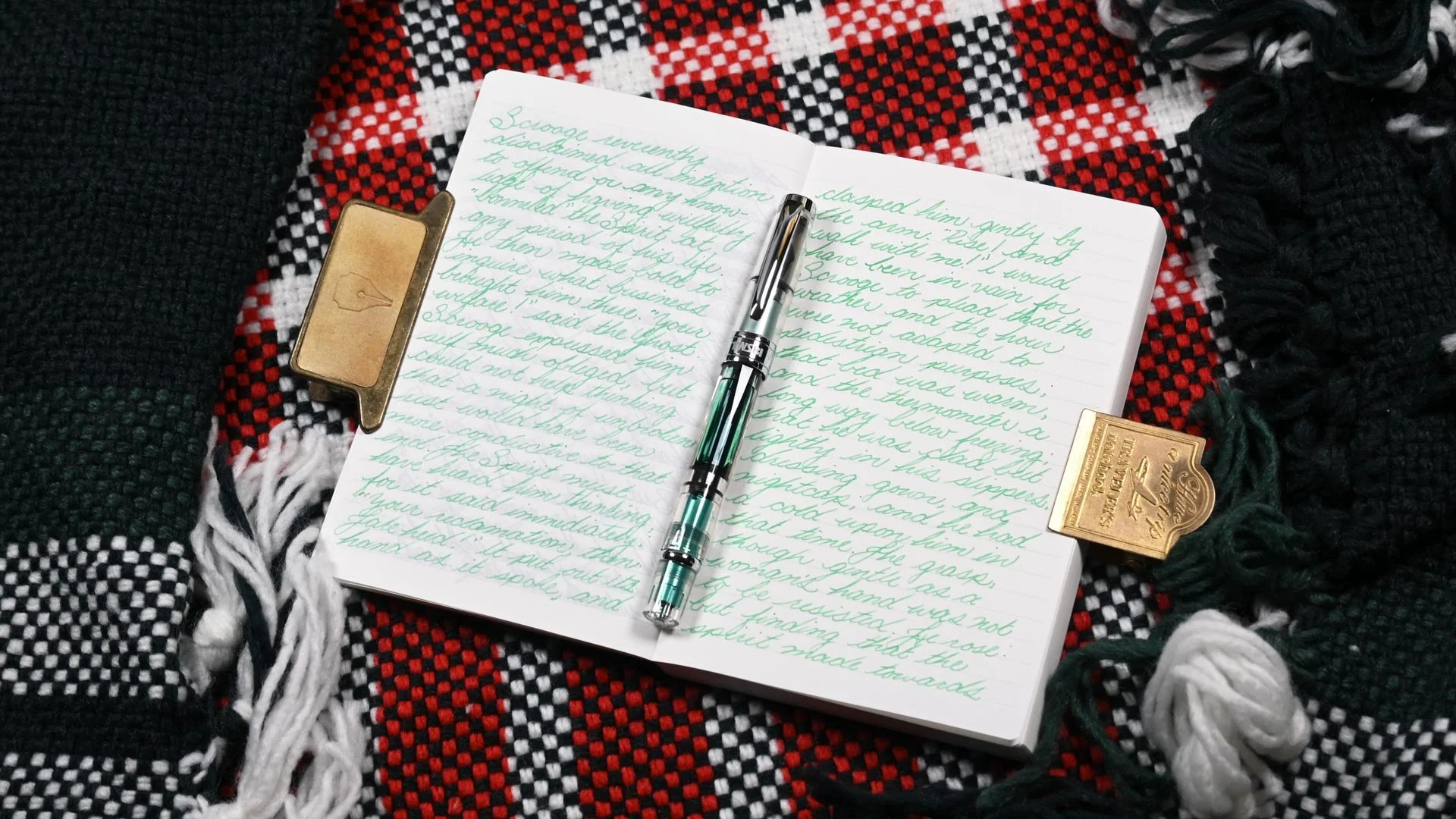 Diamine Bittersweet writing sample 1