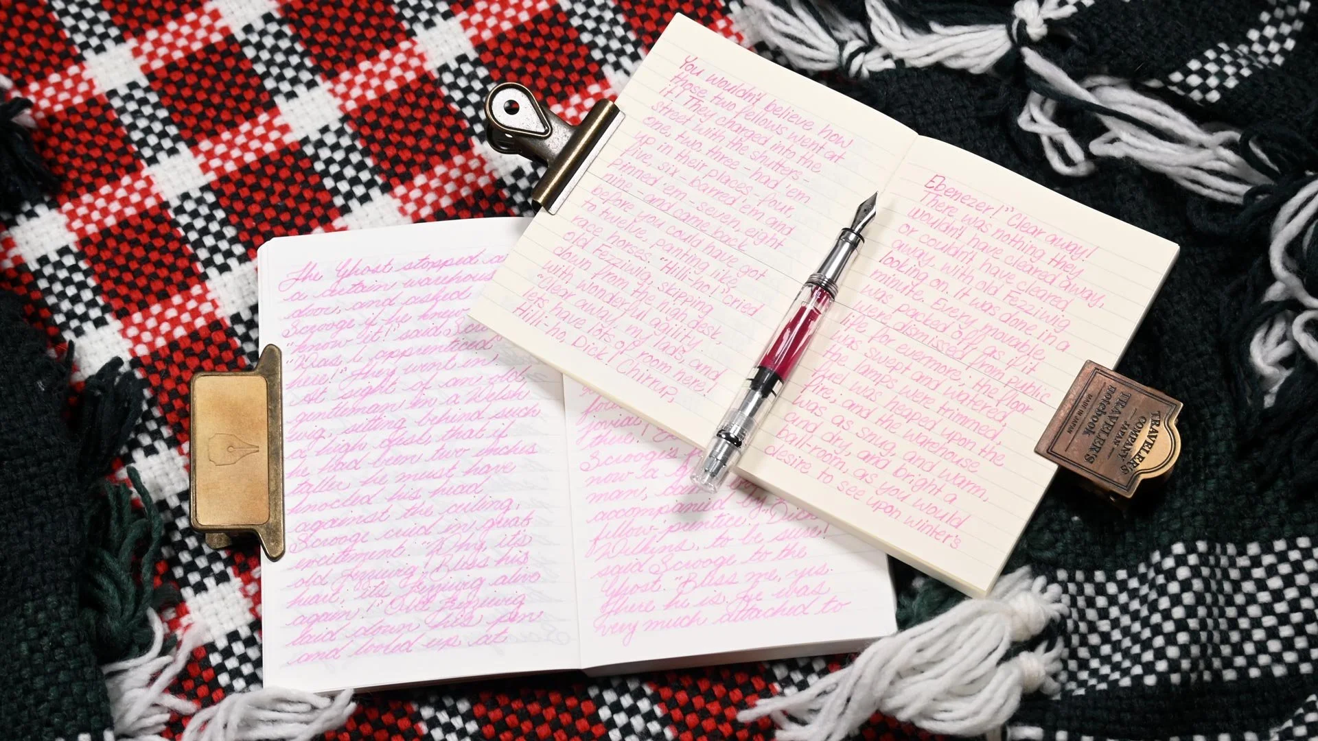 Diamine Mittens writing sample 2