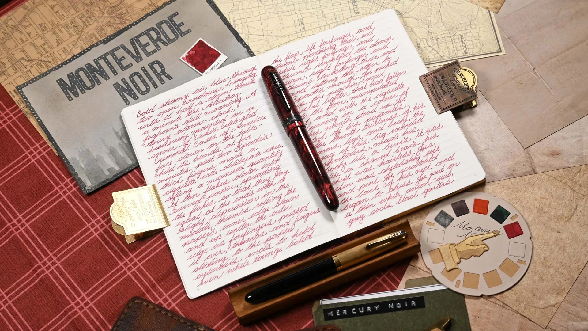 Monteverde Mercury Noir Writing Sample 1