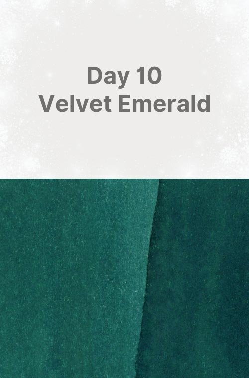 Day 10: Velvet Emerald