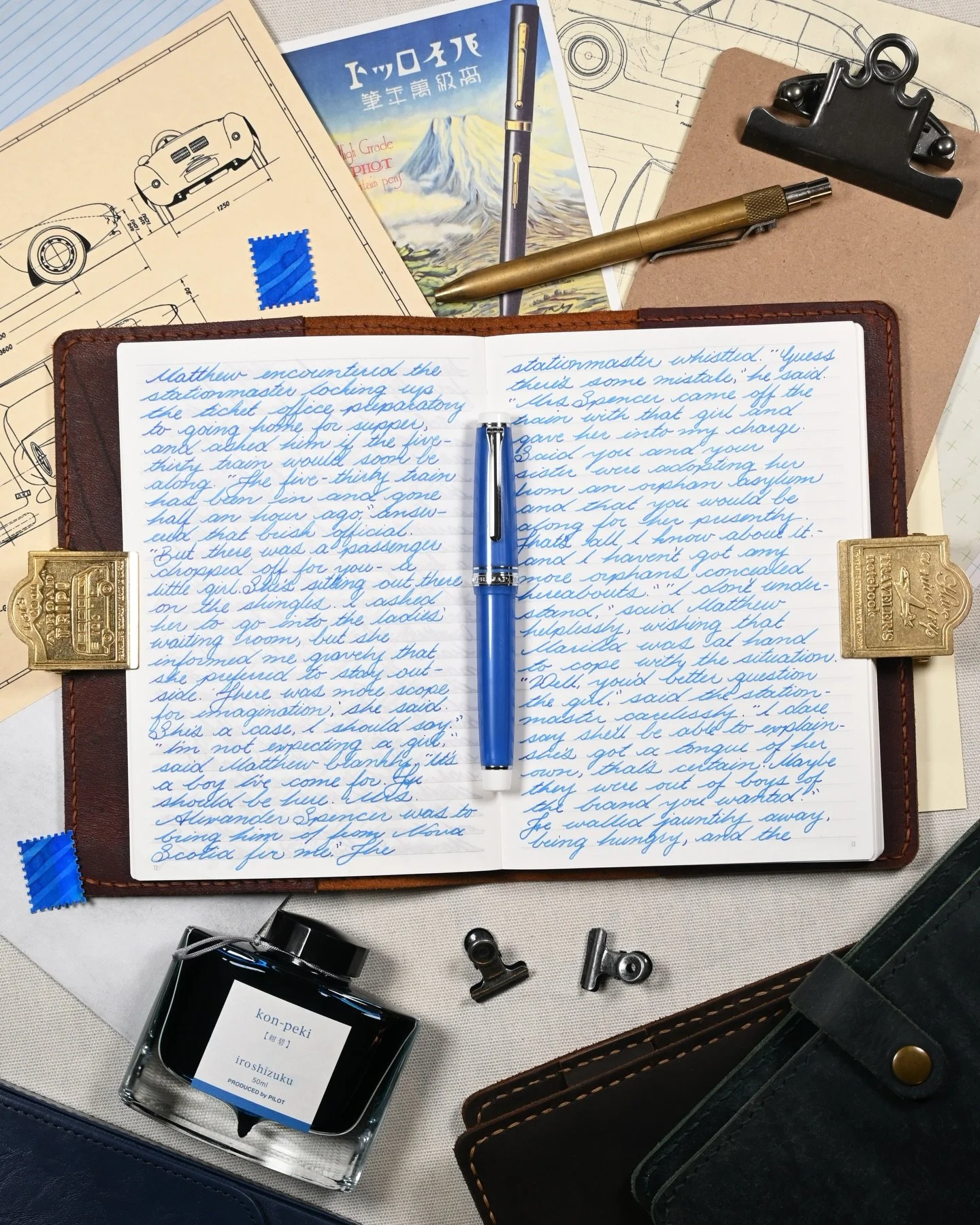 Pilot Iroshizuku Kon-peki

The bad news is I wasn&rsquo;t able to finish this weeks review. The fantastic news is I already had writing samples ready for a reshoot of Kon-peki! Still a fantastic ink. Still looks great with this @goldspotpens Blue Cob