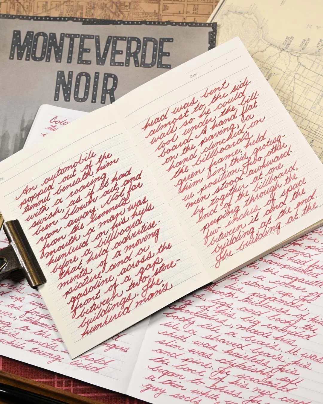 Monteverde Mercury Noir writing sample 4