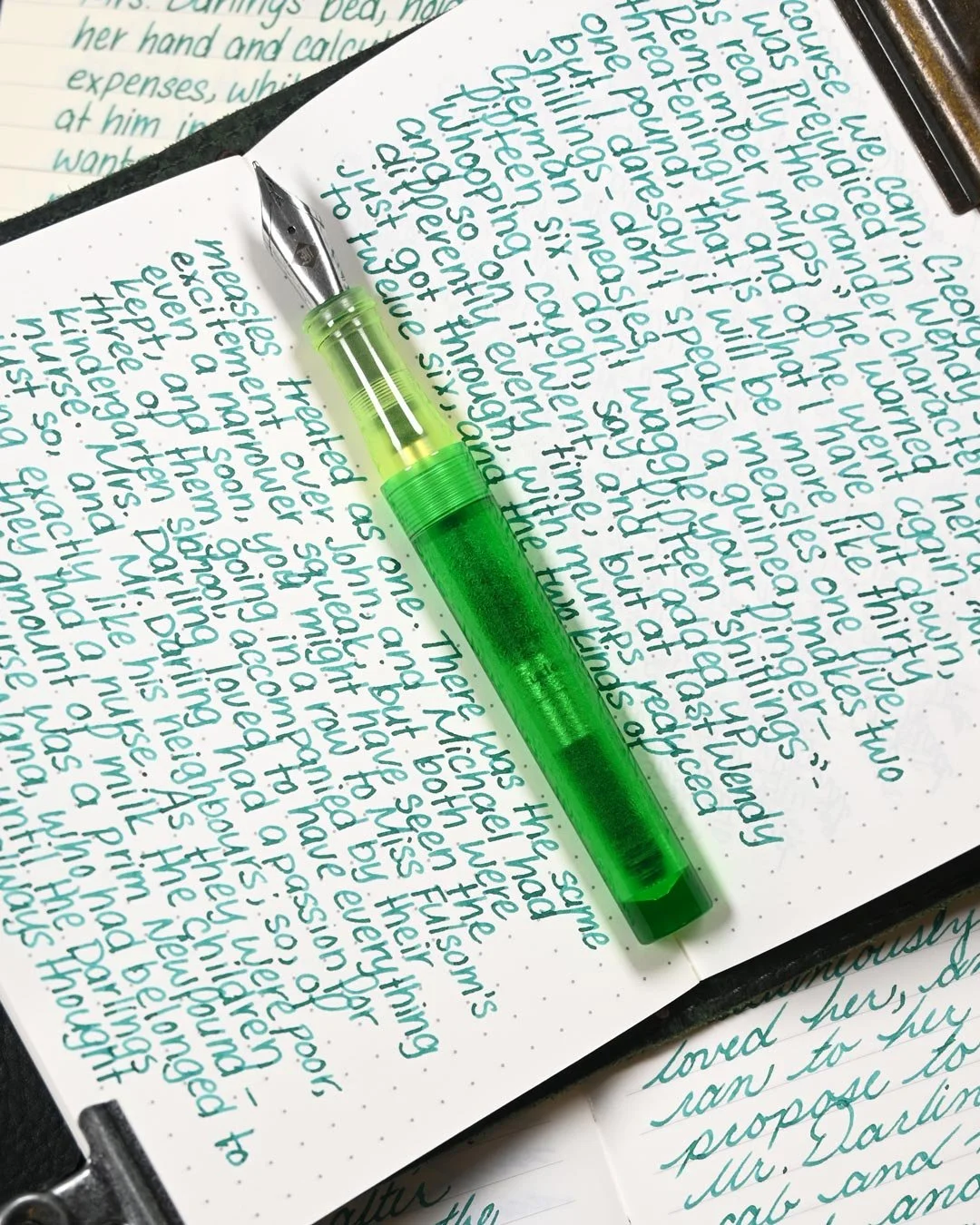 Wearingeul Tick Tock Croc writing sample with Franklin-Christoph Model 03 4