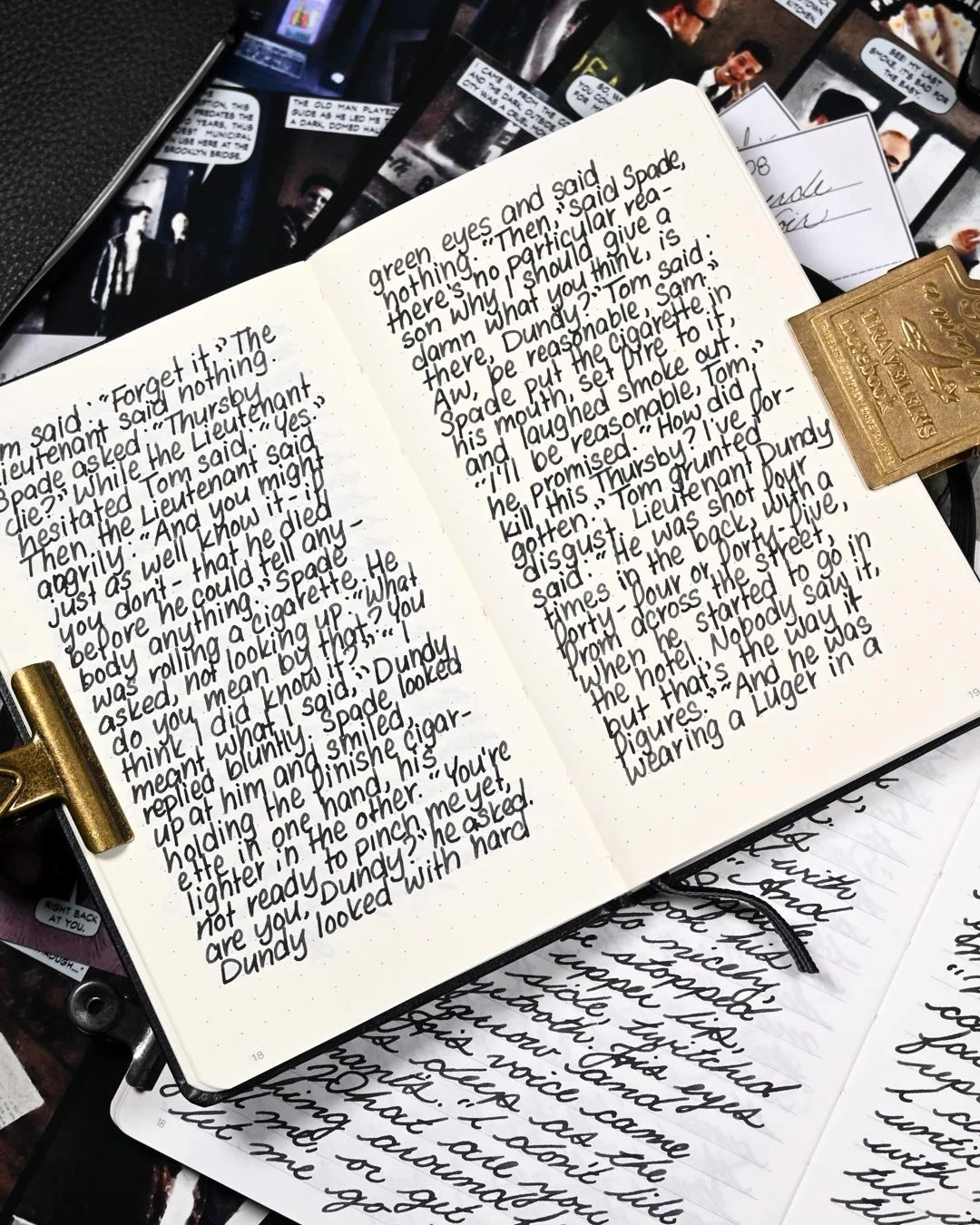 Monteverde Raven Noir writing sample 2