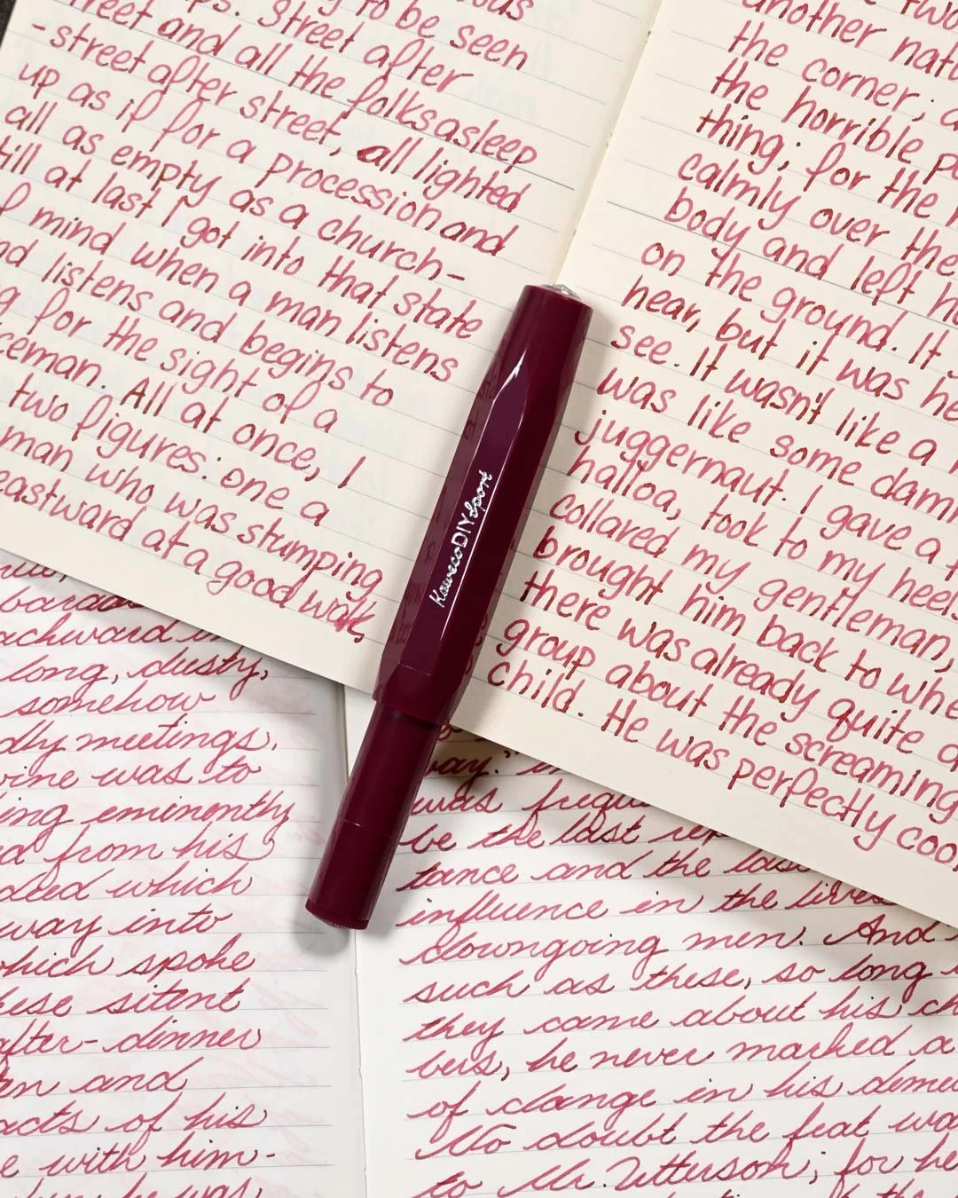 Wearingeul Henry Jekyll writing sample with Kaweco DIY Sport DIY Berry 1