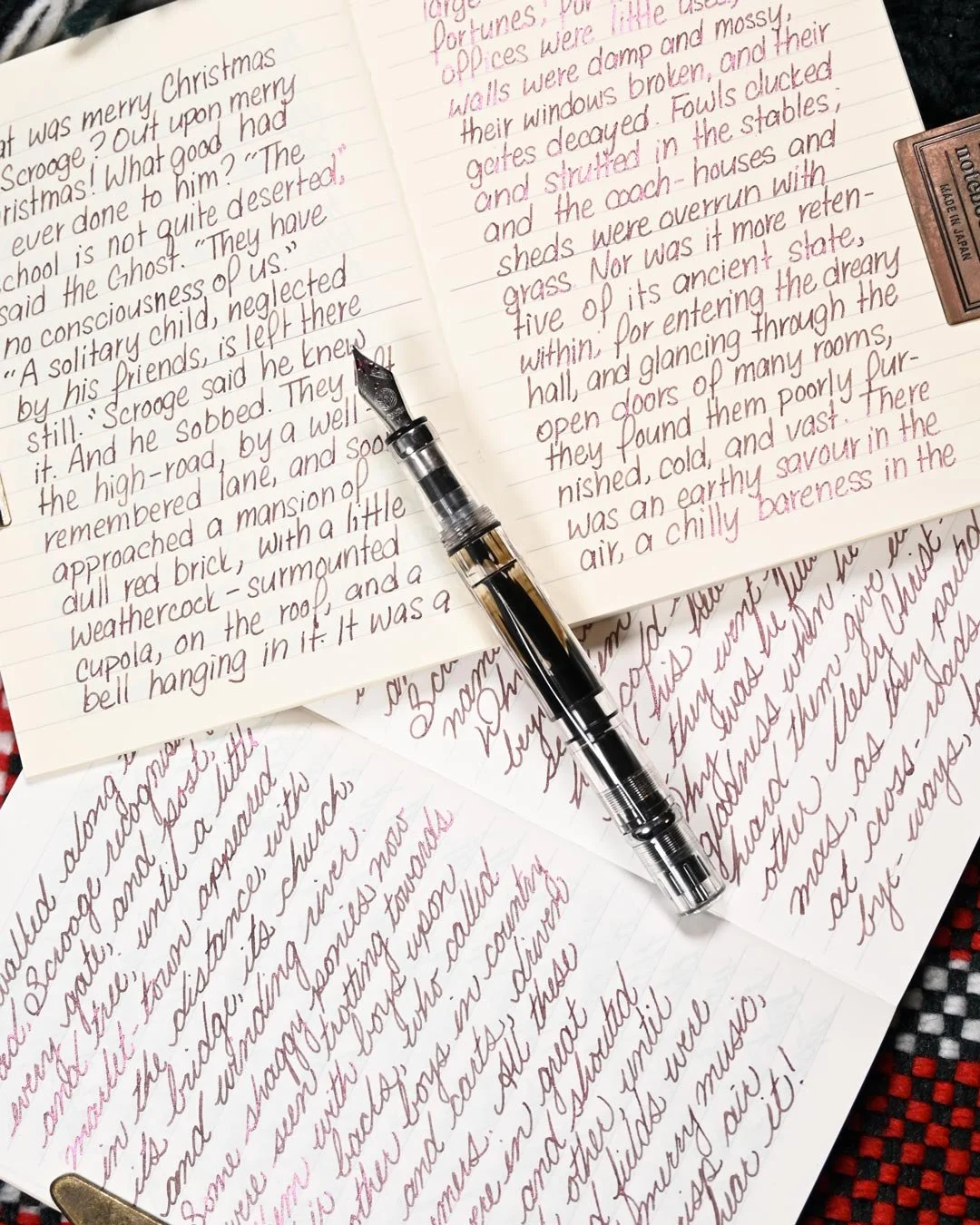 Diamine Nostalgia writing sample 4