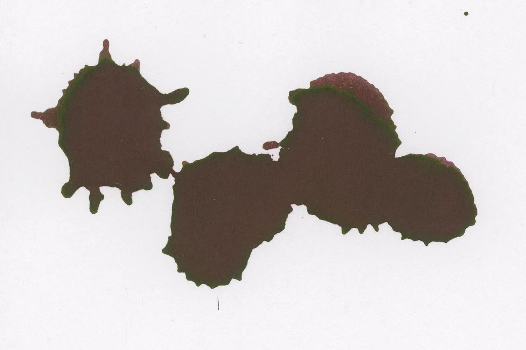 Diamine Chaos ink droplets
