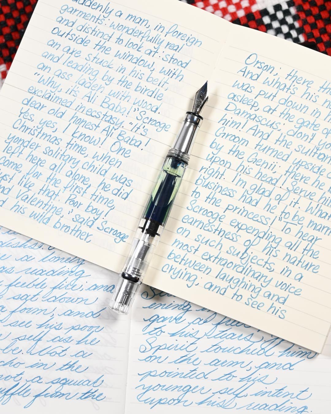 Diamine Brrr! writing sample 6