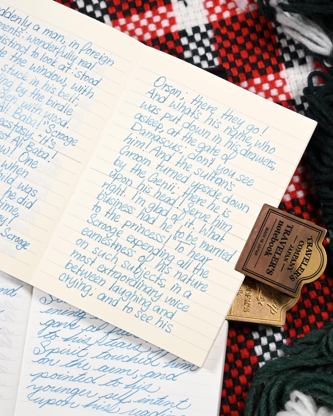 Diamine Brrr! writing sample 5