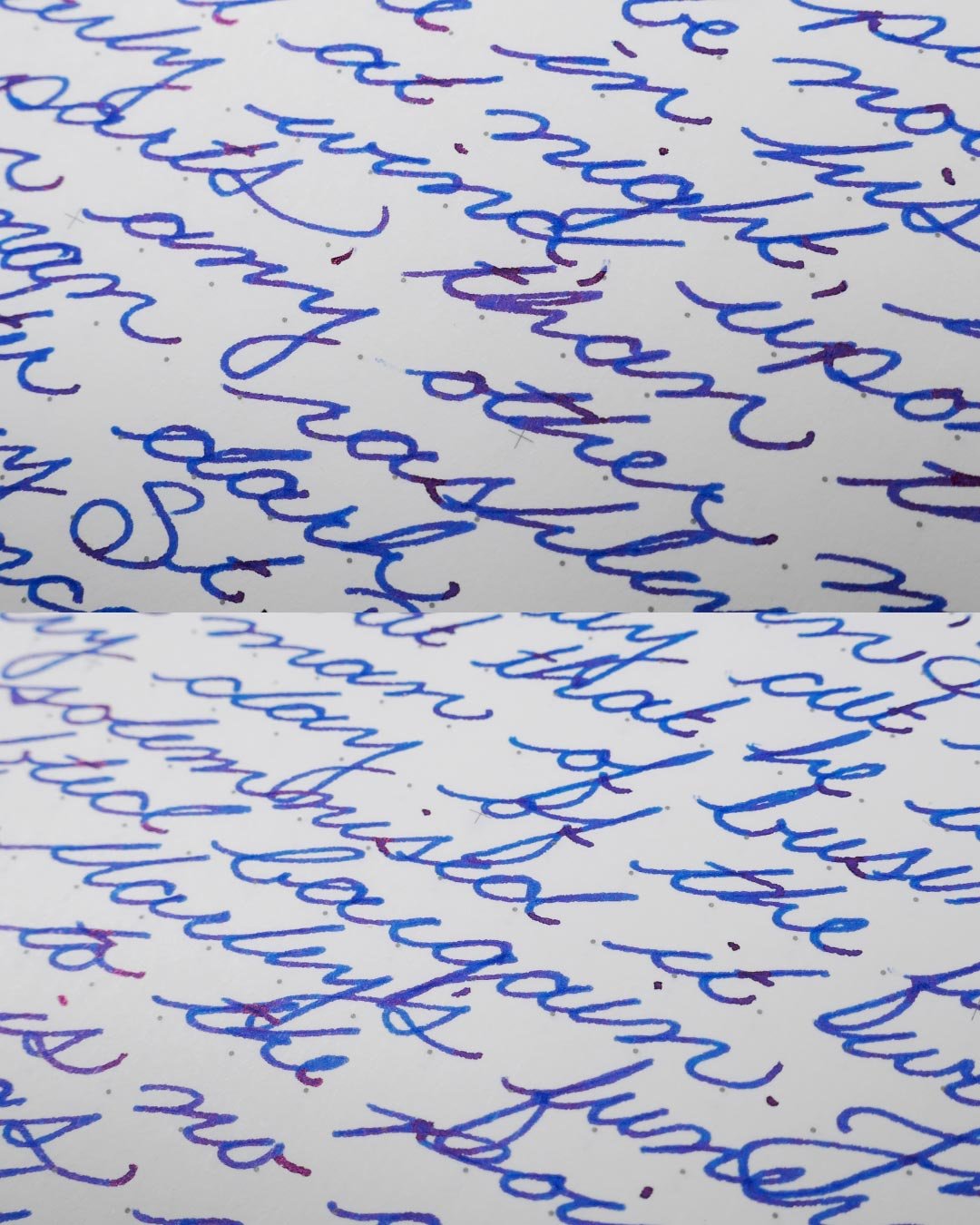 Diamine Polar Glow macro cursive 2