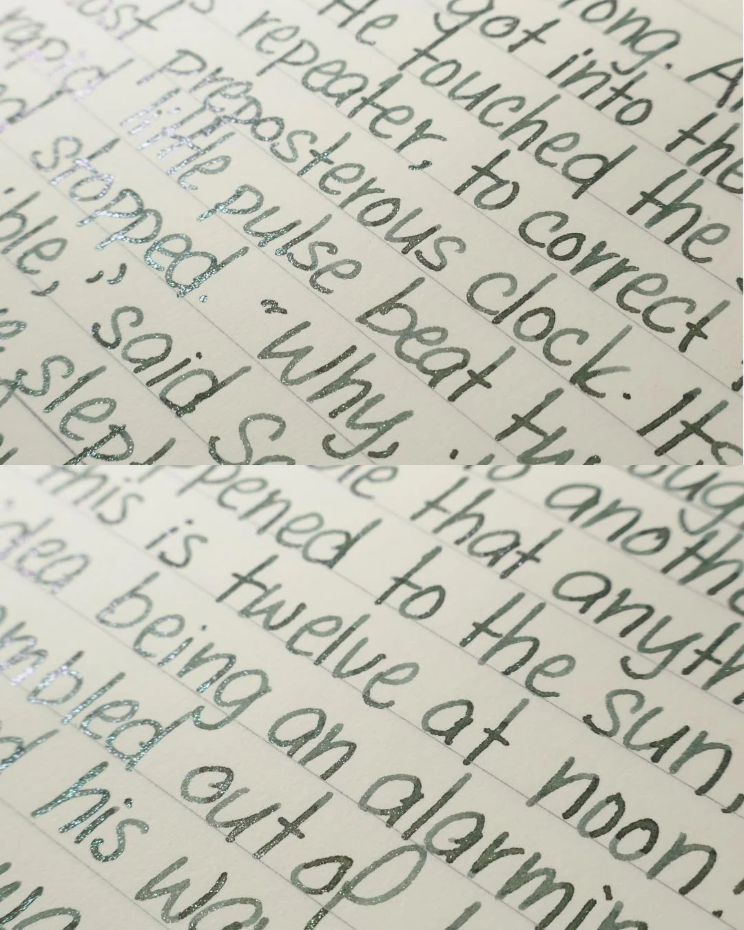 Diamine Fir & Fog print macro 1
